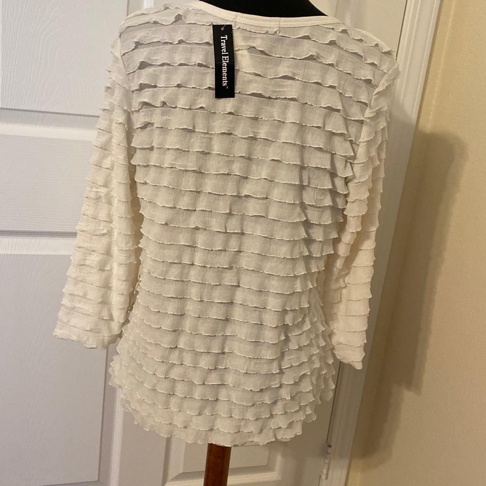 TRAVEL ELEMENTS Ruffled Top - Picture 3 of 7